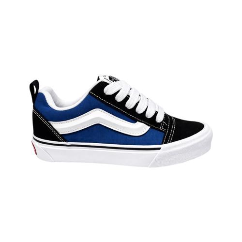 Vans Old Skool Sneakers Bambino Nero e Bluette in Suede e Tela