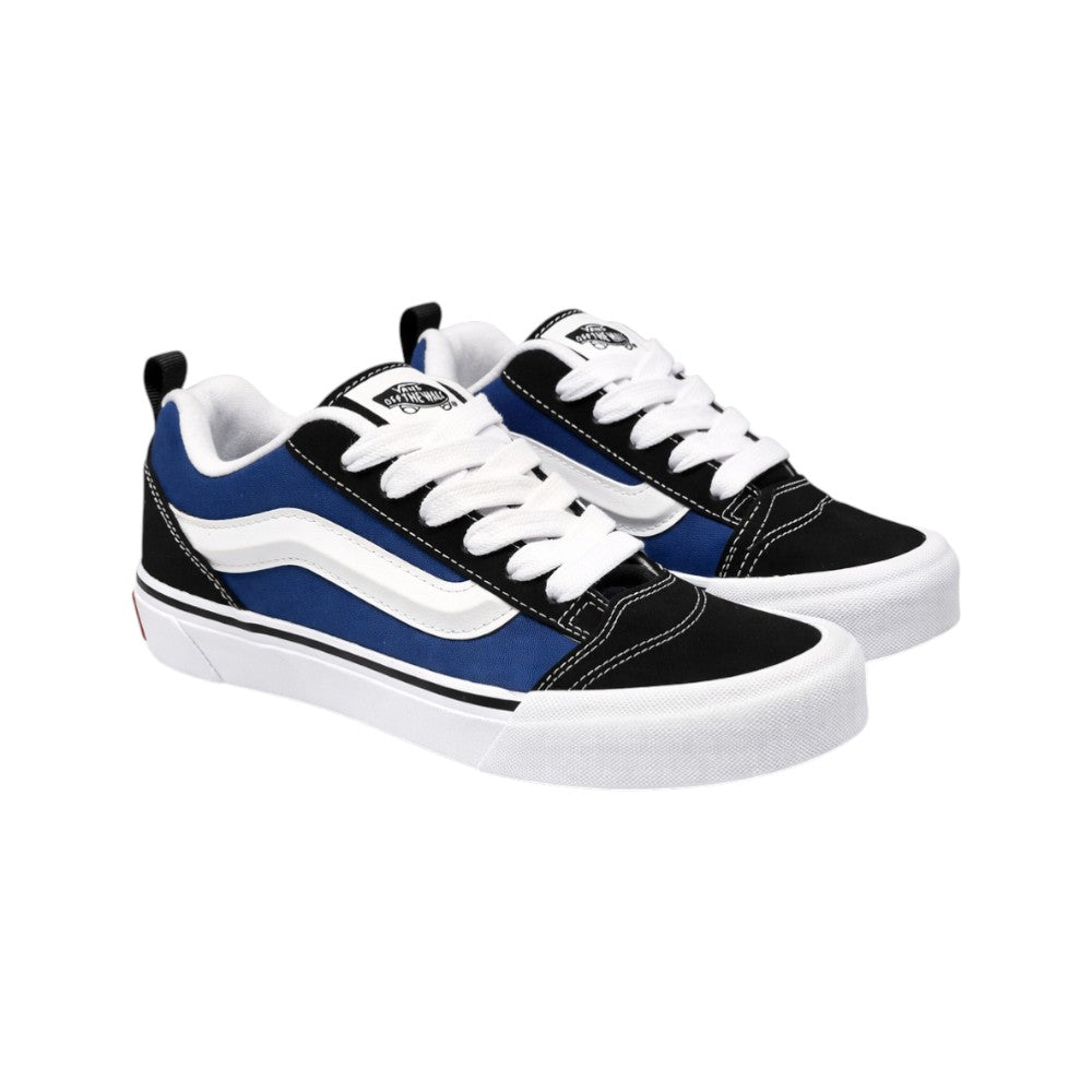 Vans Old Skool Sneakers Bambino Nero e Bluette in Suede e Tela