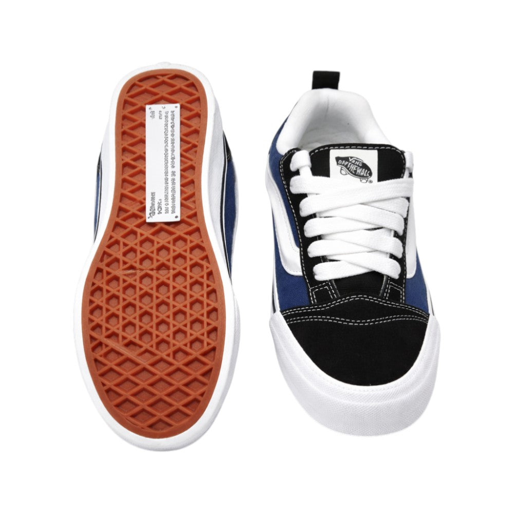 Vans Old Skool Sneakers Bambino Nero e Bluette in Suede e Tela