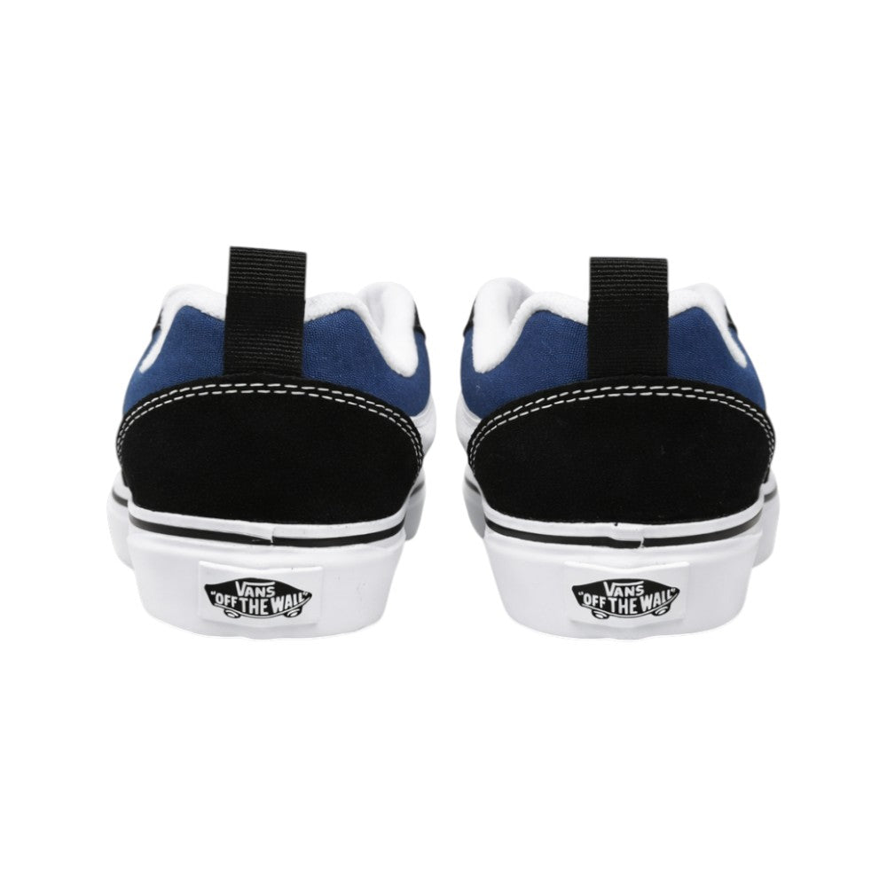 Vans Old Skool Sneakers Bambino Nero e Bluette in Suede e Tela
