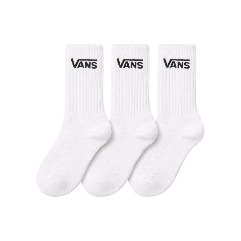 Tris calze in spugna da Bambino bianche con Logo a contrasto VANS – VN000Q1PWHT