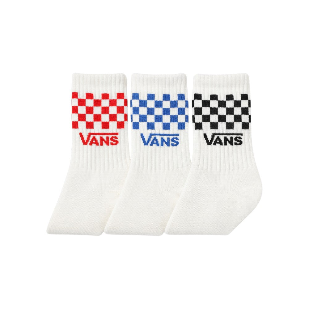 Tris Calze in spugna bambino bianche checkerboard colorato  VANS – VN000Q1QWHT1