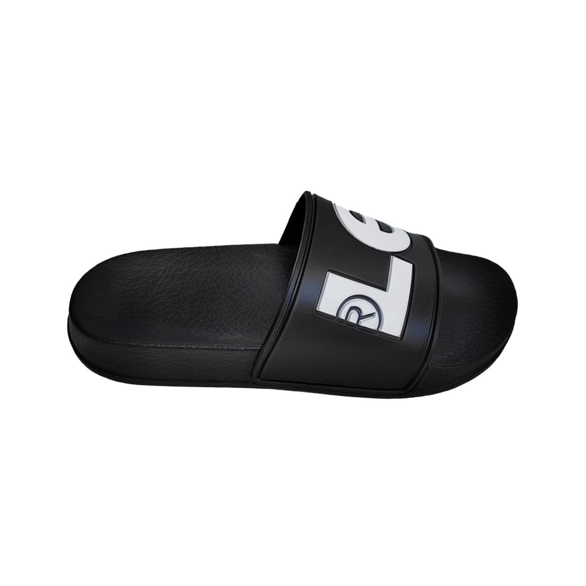 Levi's Ciabattina Slide Bianca Logata Bambino