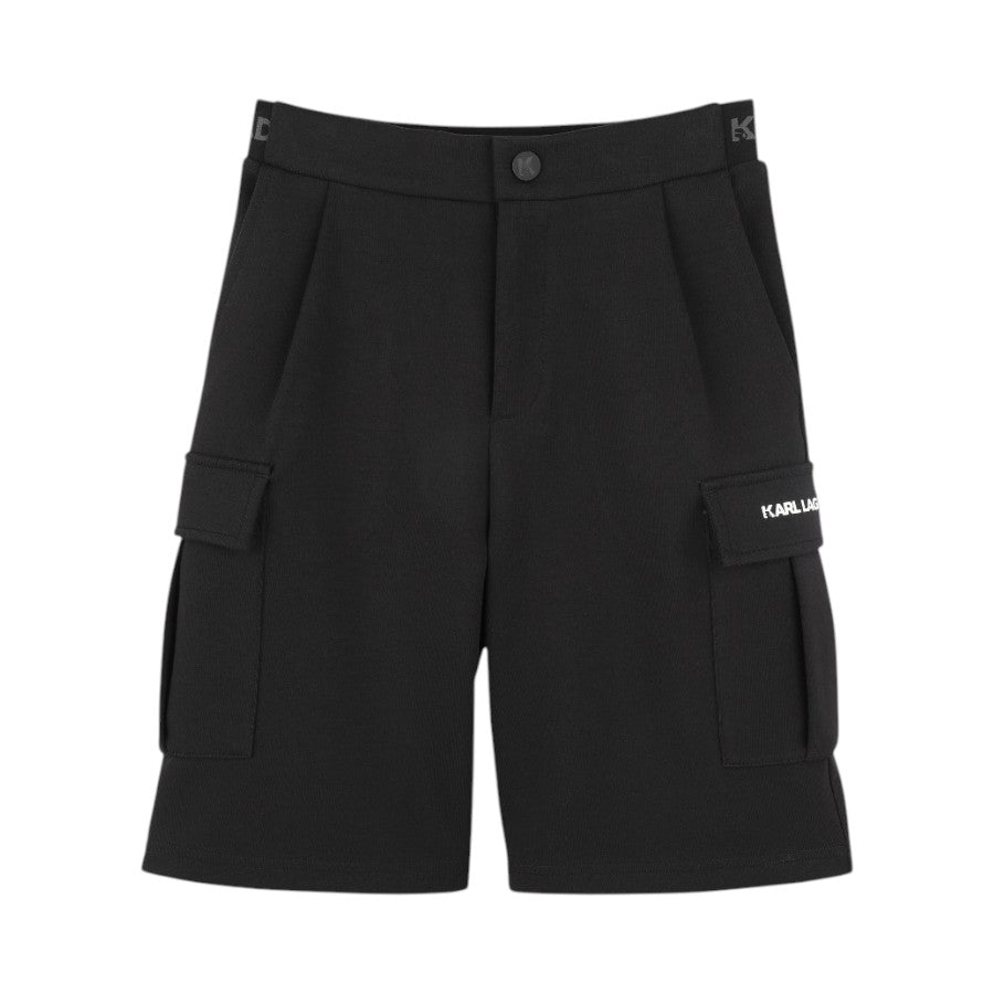 Bermuda KARL LAGERFIELD Ragazzo Black cargo –  Z30412
