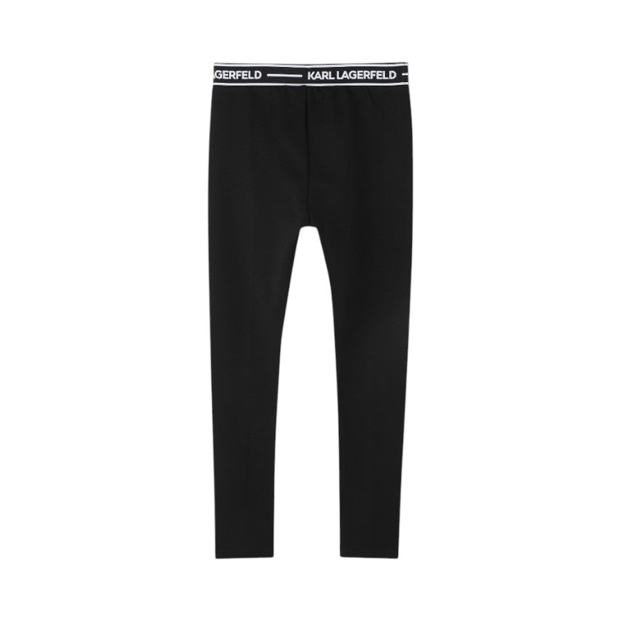 Leggings KARL LAGERFELD Bambina-Ragazza Nero – G30452d