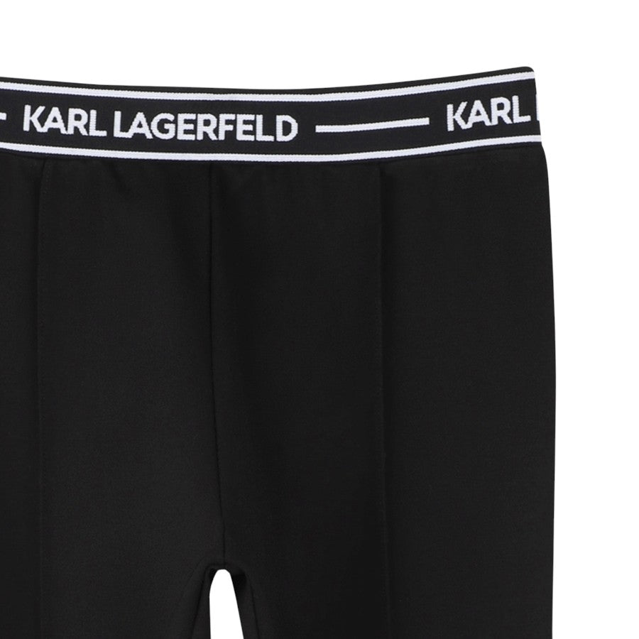 Leggings KARL LAGERFELD Bambina-Ragazza Nero – G30452d