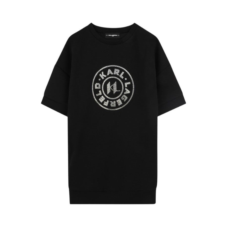 Abito KARL LAGERFELD Bambina-Ragazza Nero mezza manica – G30464