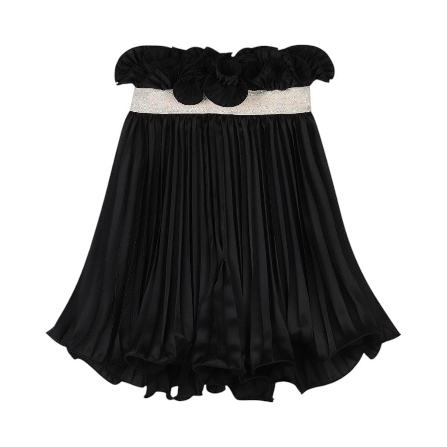 Gonna KARL LAGERFELD Ragazza Nero plissé – G30475
