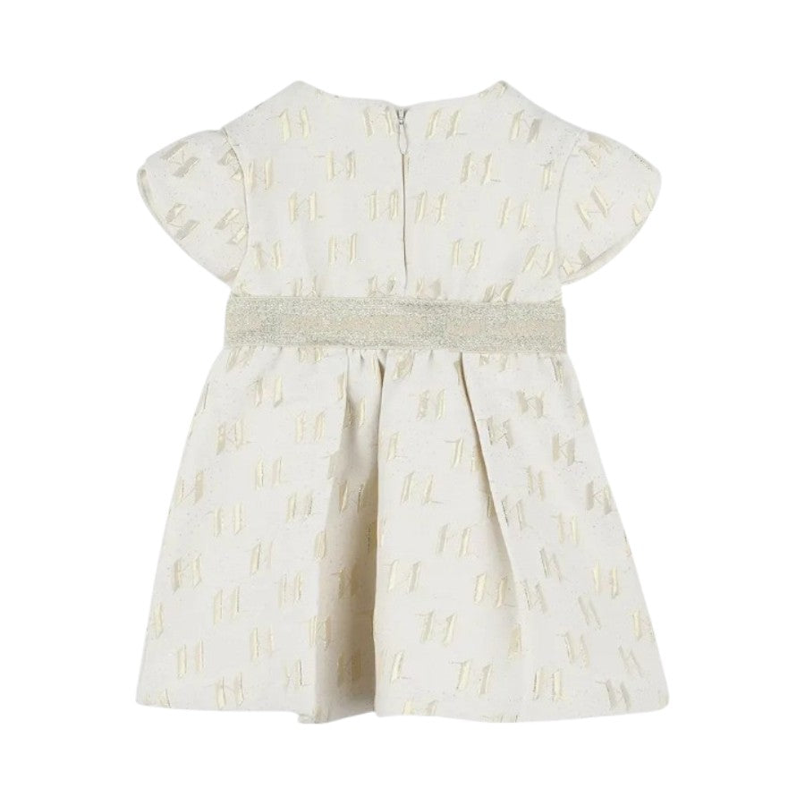 Vestito KARL LAGERFELD Bambina Gold Loggato – Z30515